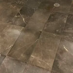 Natural stone floor after professional restoration