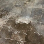 Stone surface restoration result
